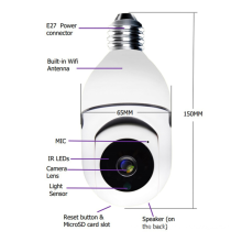 360 Degree LED Light Bulb Lamp IP Camera